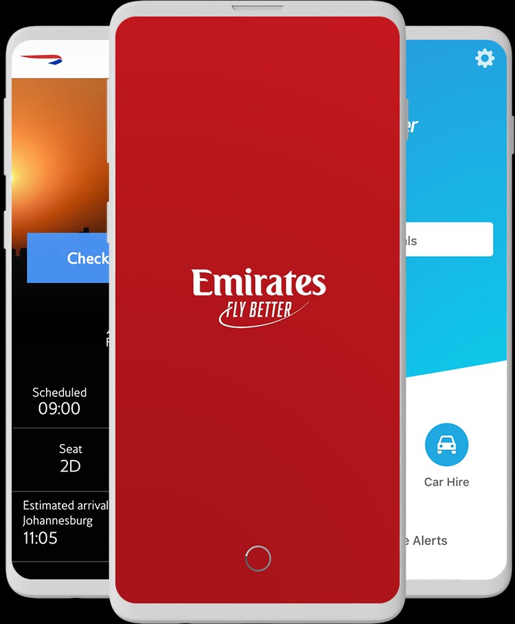 Visual of Emirates App
