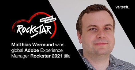 Matthias Wermund wins global Adobe Experience Manager Rockstar 2021 title 