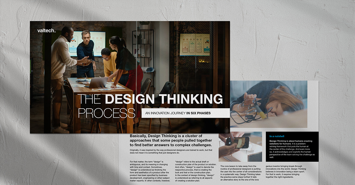 (en anglais) Design Thinking - A 6 phases Innovation Journey