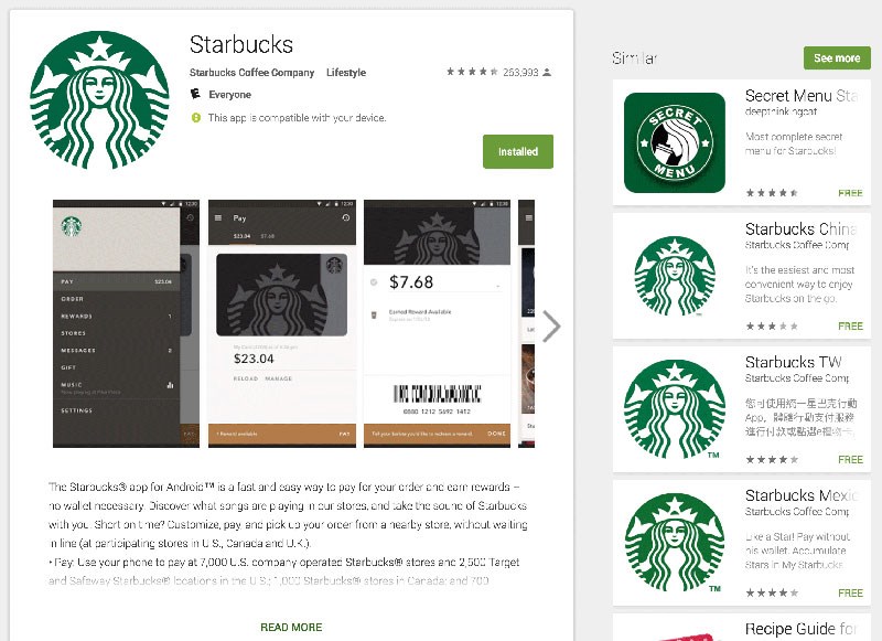 Starbucks example