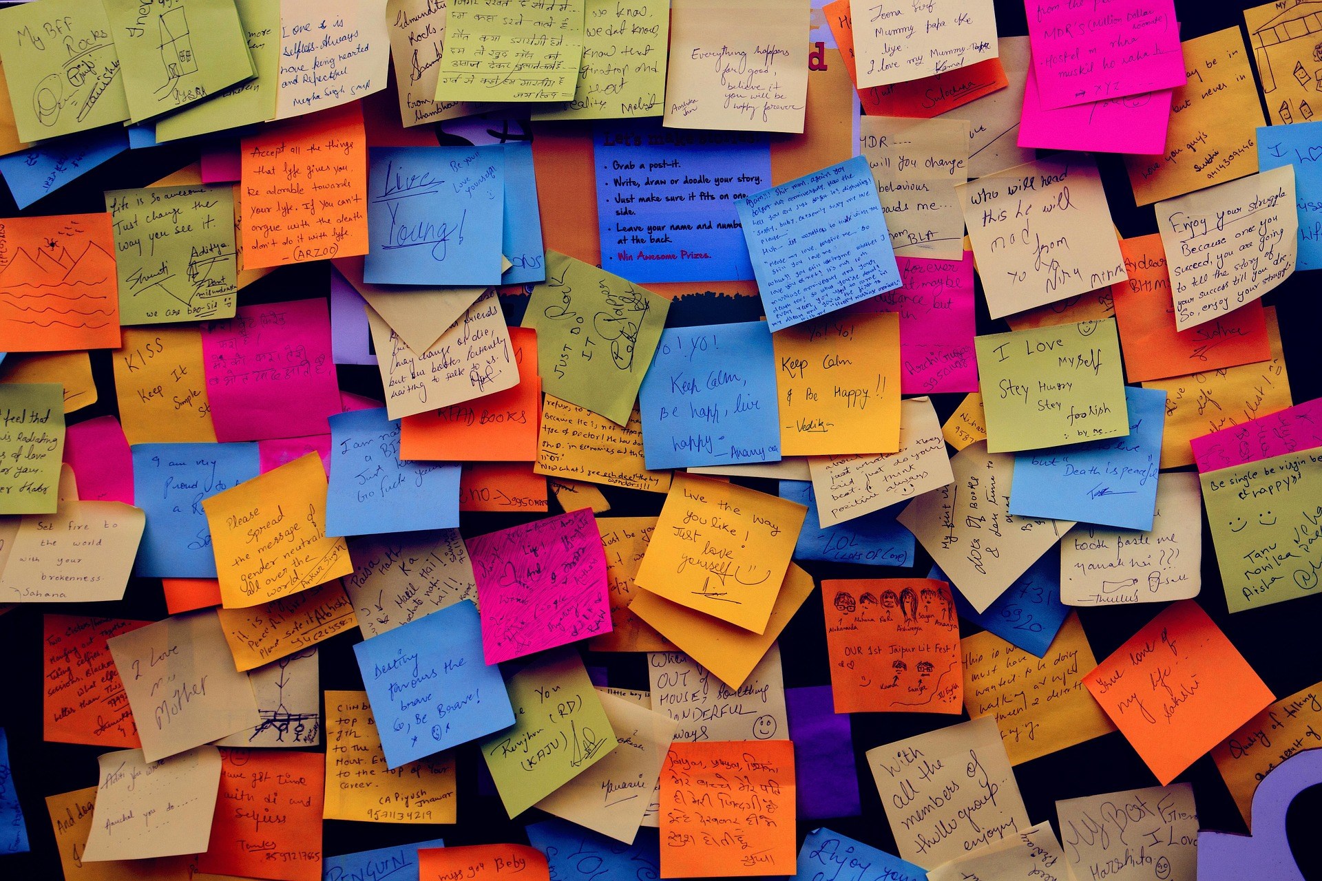 Digitising sticky notes with Deep Learning