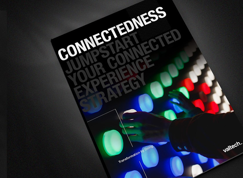 Connectedness Whitepaper; hands pushing buttons