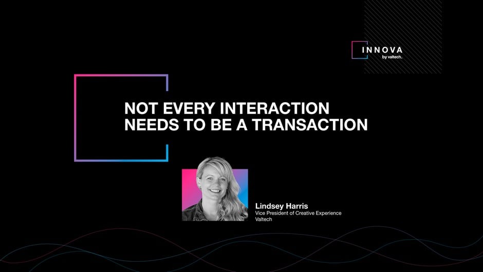 Not every interaction needs to be a transaction