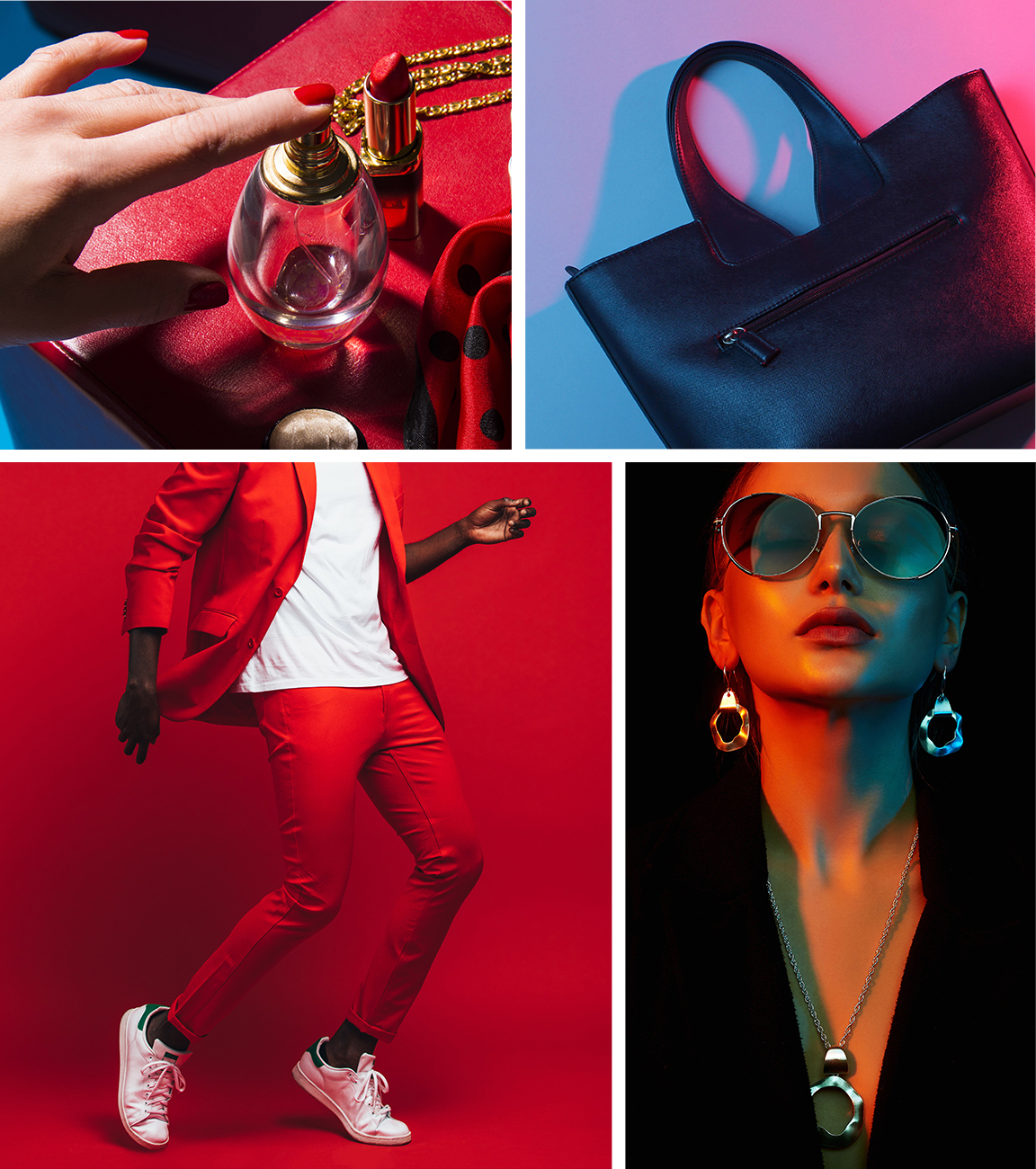 Luxury image showing fashion products
