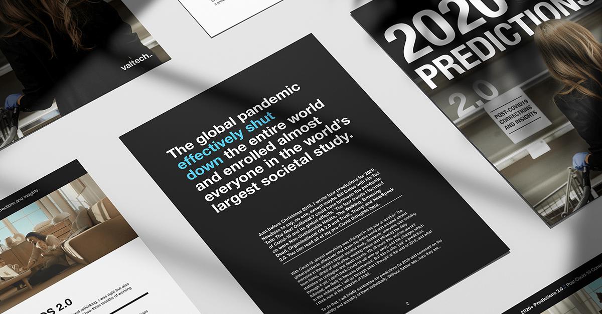 2020 Predictions 2.0 - Post Covid19