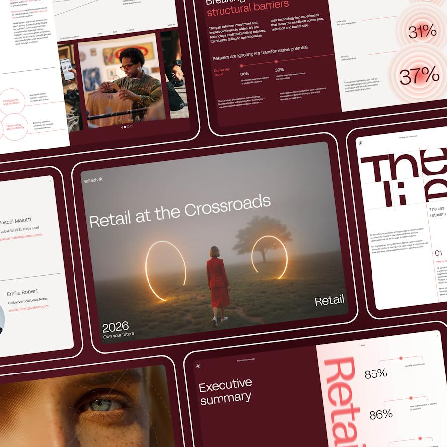 Download Valtechโs Retail at the Crossroads 2026 report | Valtech