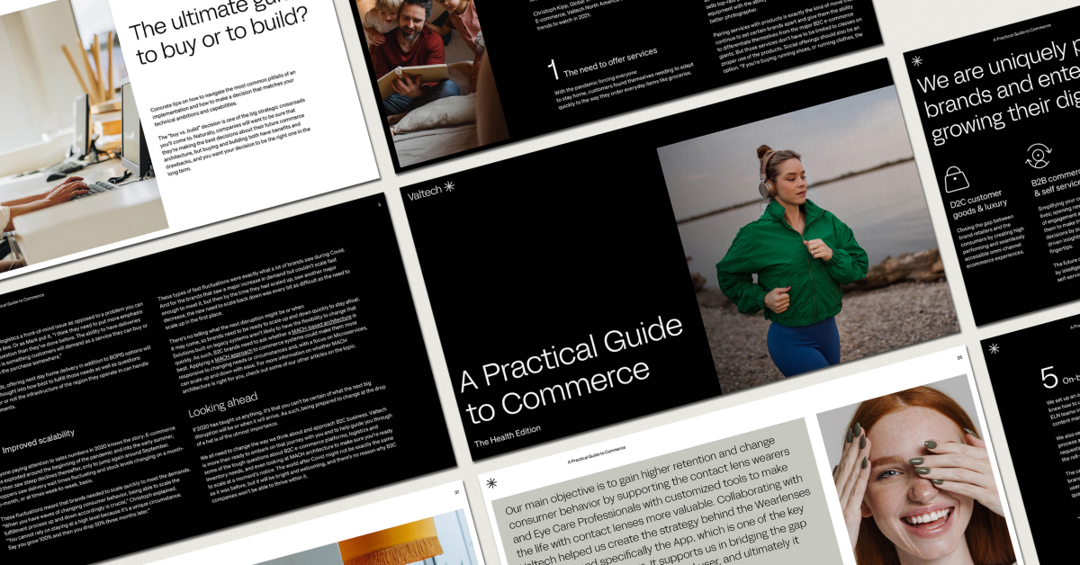 Commerce User Guide A Practical Guide to Commerce: The Health Edition | Valtech