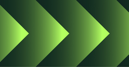 Abstract green arrows pointing right, symbolizing forward momentum, innovation, and the acceleration of digital trends.