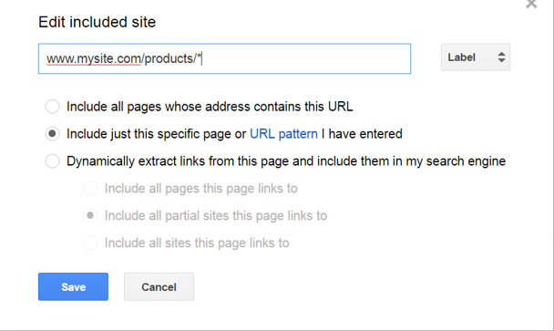 included site