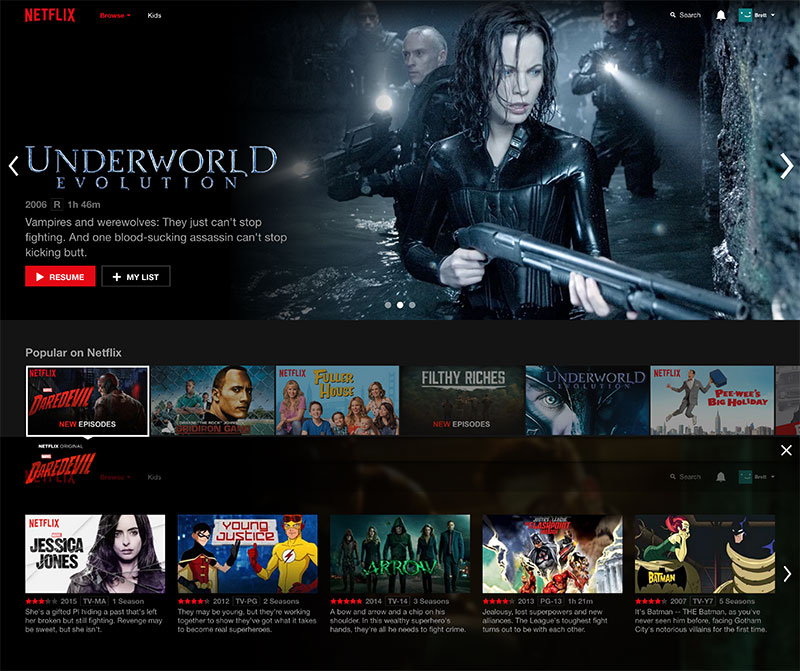netflix example