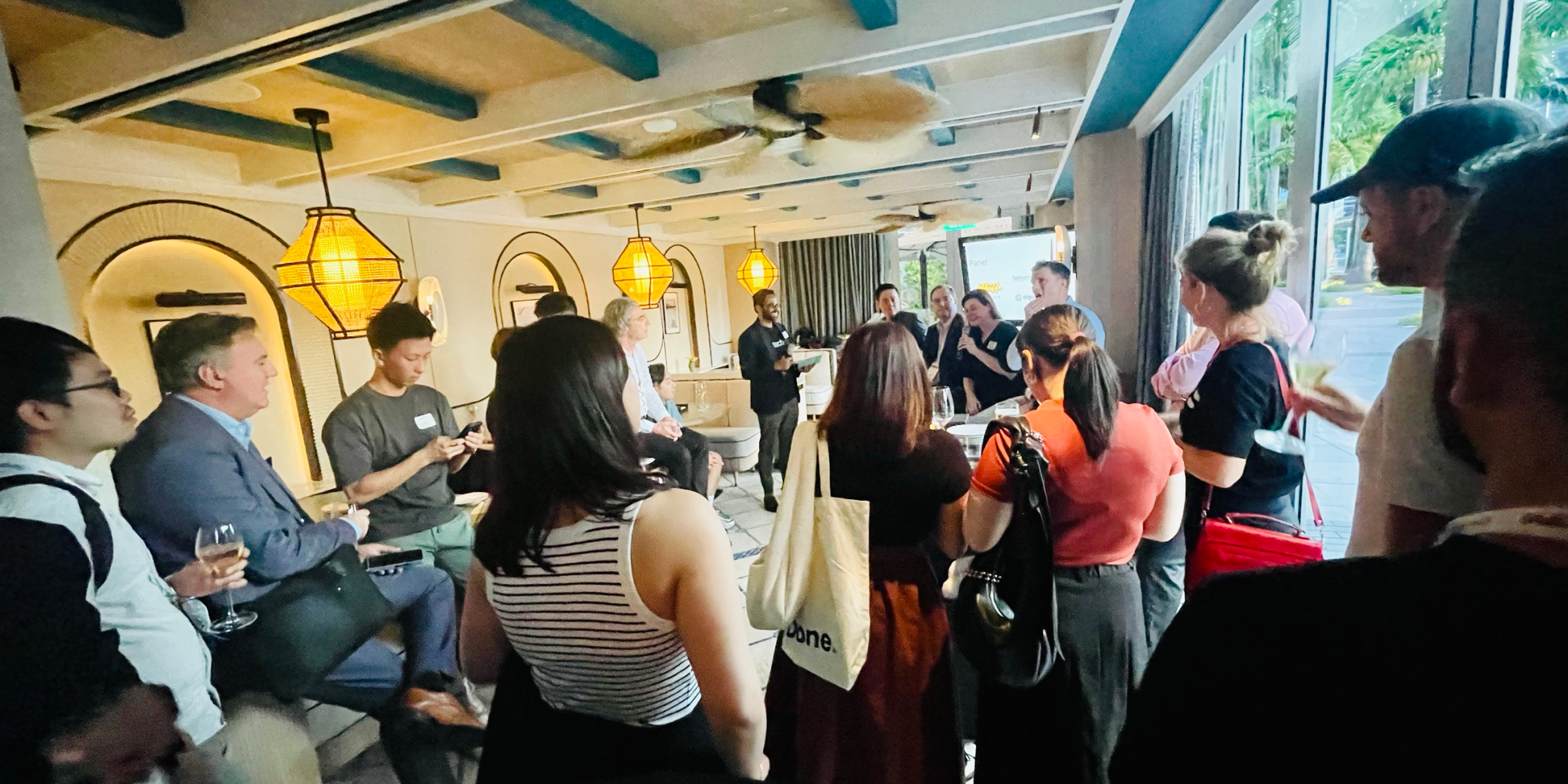 Image of a presentation at the NRF APAC conference