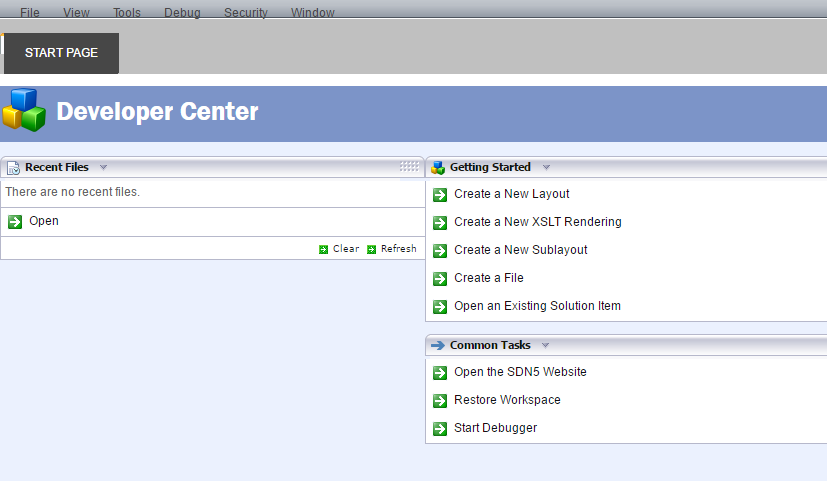 developer centre