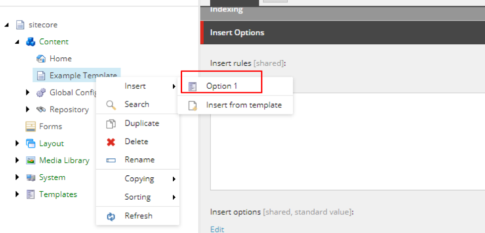 example template