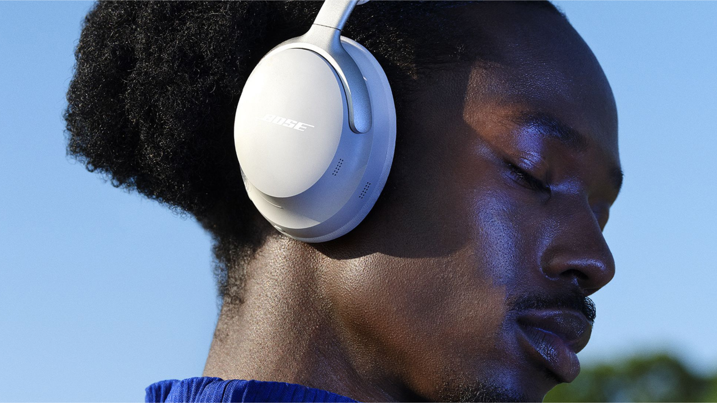 man wearing headphones