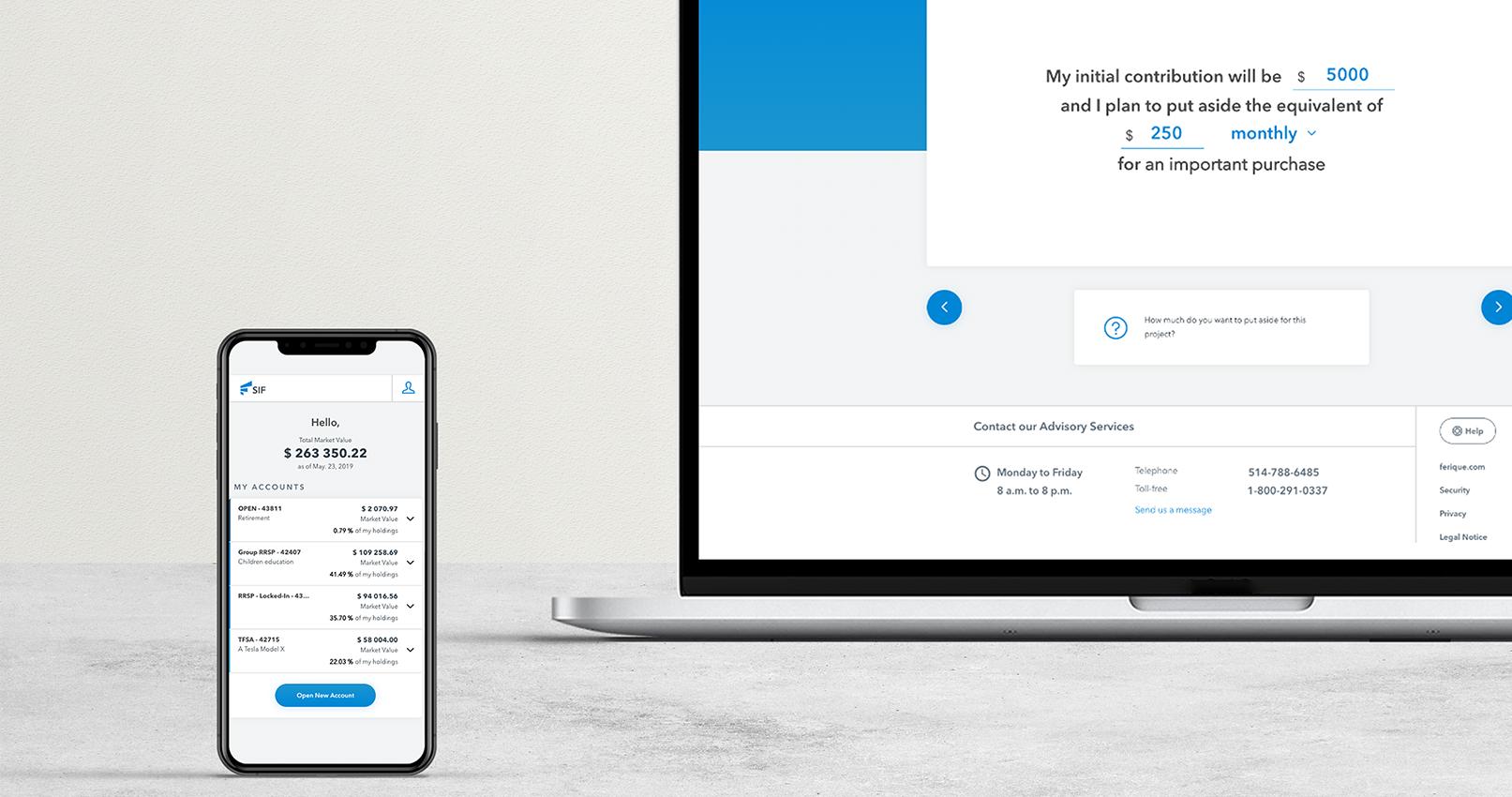Ferique Platform on Mobile