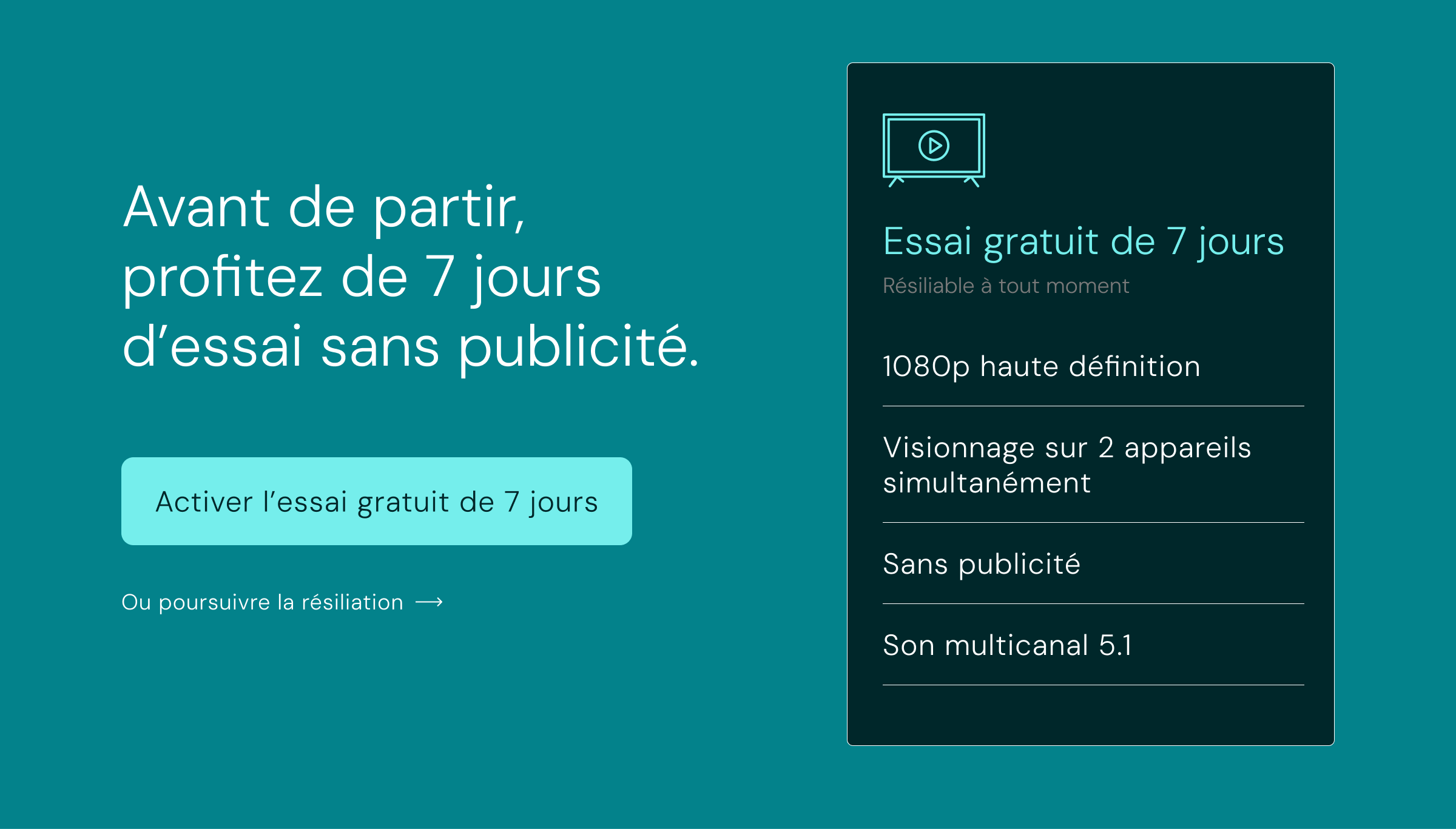 Free trial invitation